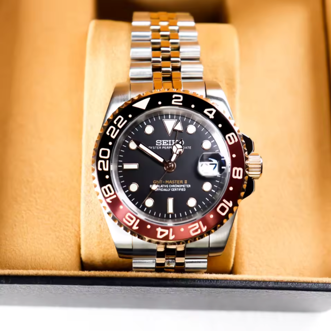 SeikMaster "Root Beer Homage" GMT